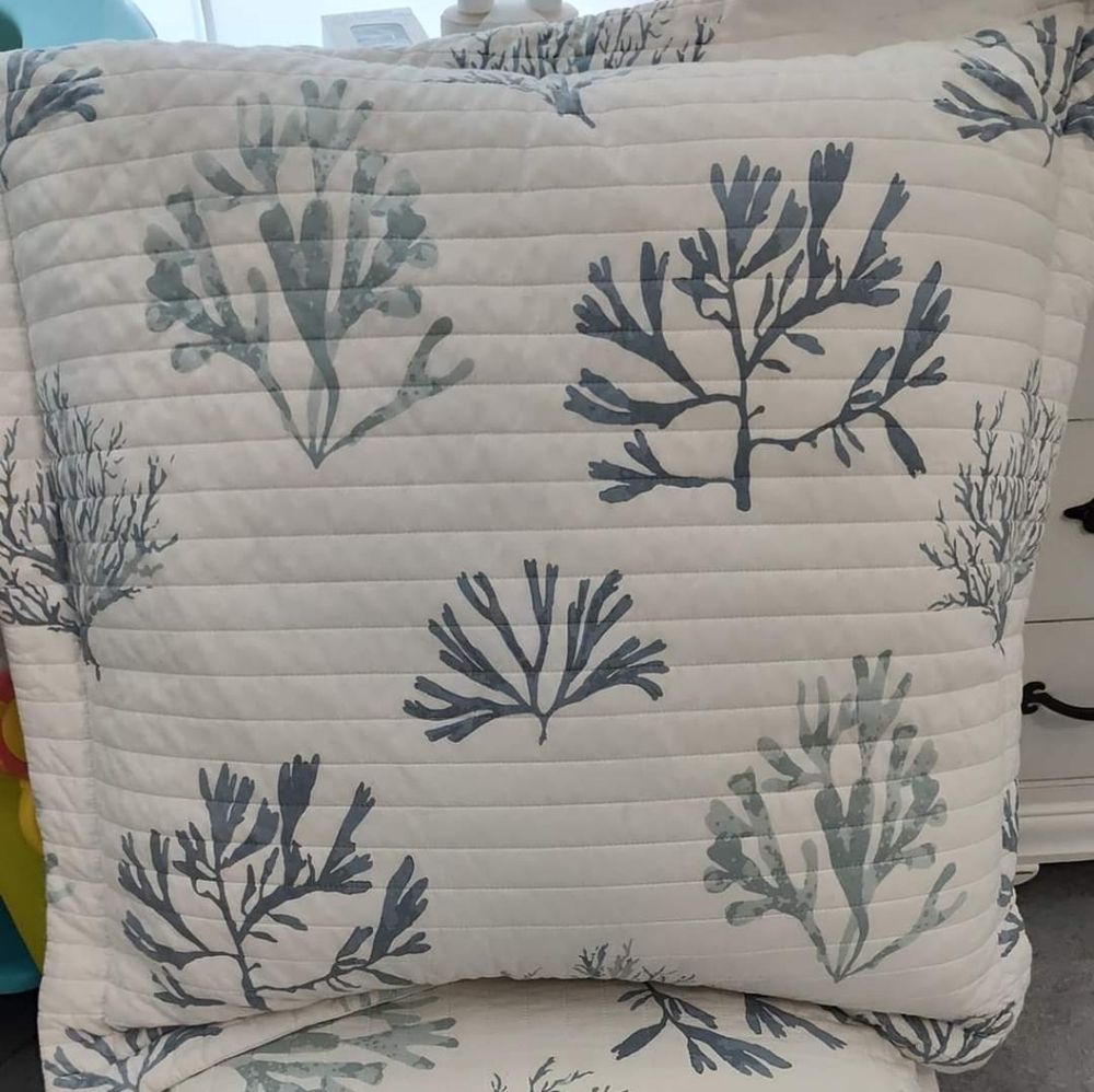 26x26 Beach chic shams by Levtex!